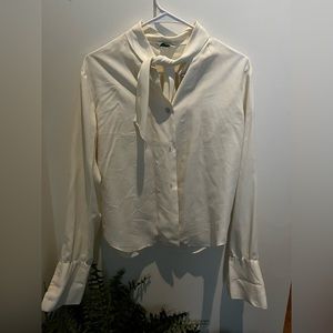 Thrifted bell sleeved button down